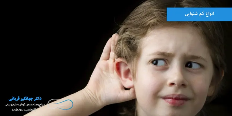 انواع کم شنوایی