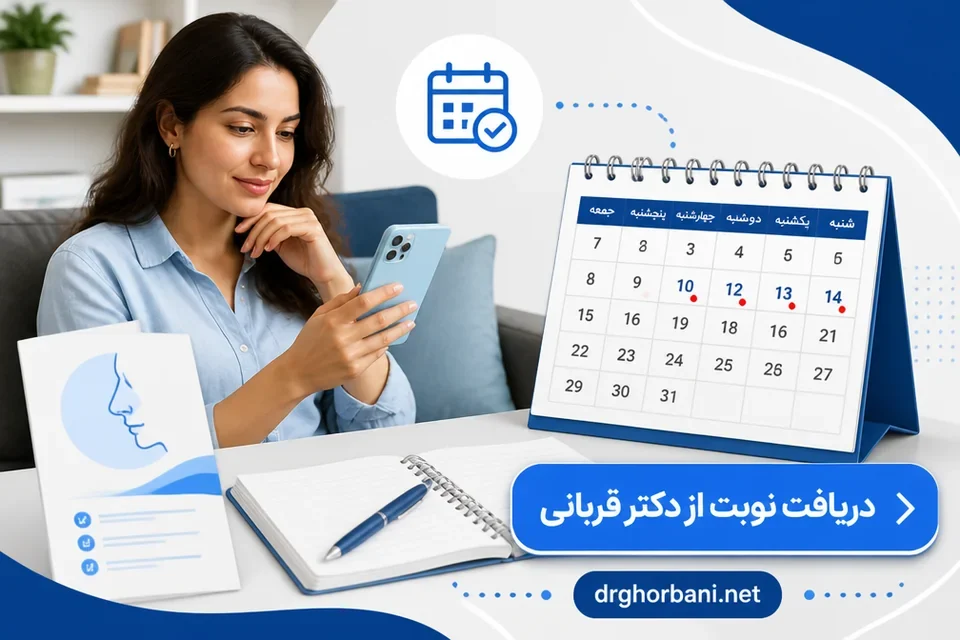 رزرو نوبت جراحی بینی از دکتر قربانی